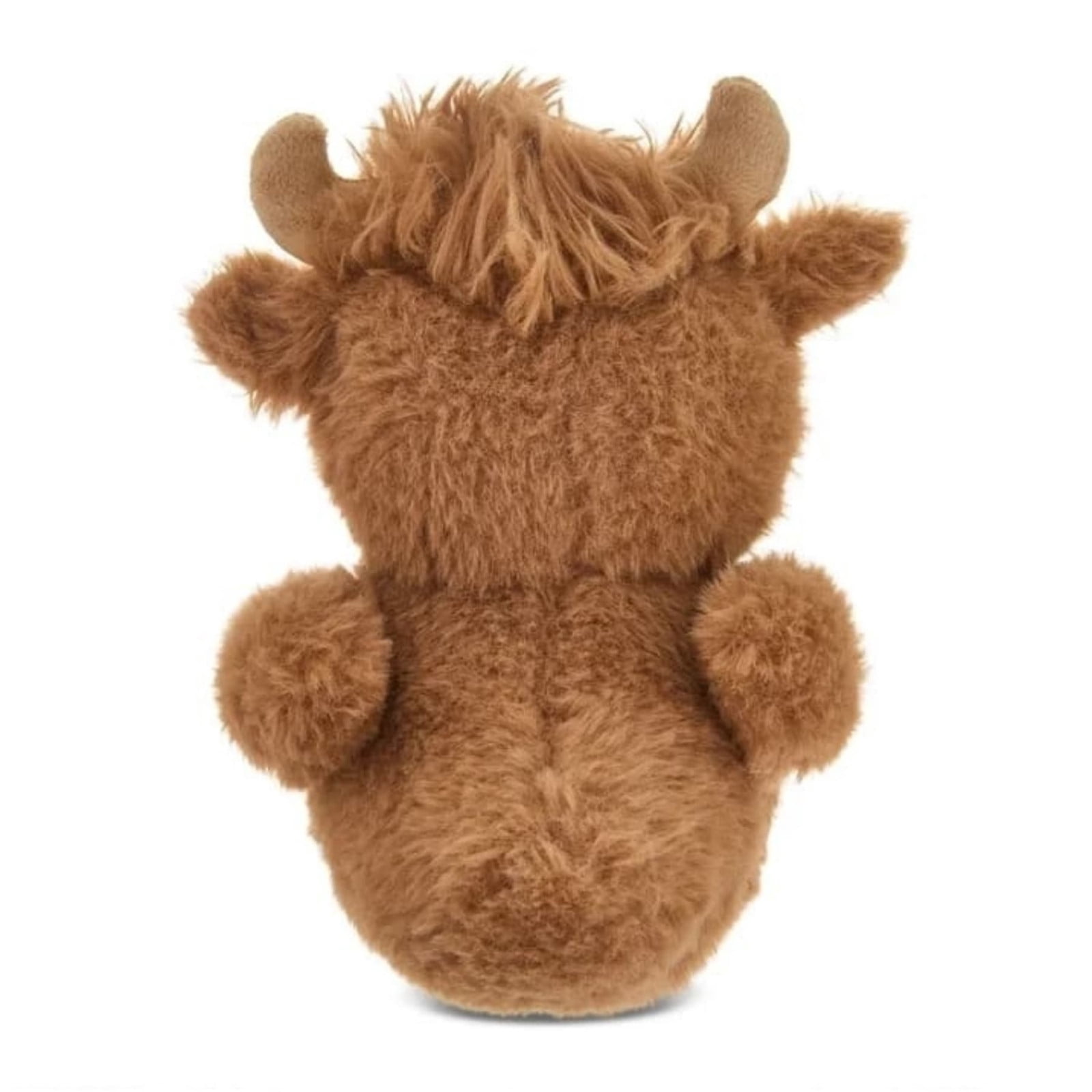 WKSCLPAI Highland Cow Duck Plush Stuffed Animal, Cute Novelty Easter Highland Cow Duck Plush Toy, Soft Fluffy Cuddly Farm Animal Companion for Kids, Easter Gift, 22 In