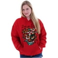 thumbnail image 4 of Sink or Swim Anchor Mermaid Tattoo Unisex Plus Fleece Graphic Hoodie Brisco Brands 3X, 4 of 5