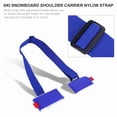 thumbnail image 4 of Hook and Loop Design Adjustable Buckle Snowboard Shoulder Strap, Ski Shoulder Carrier, for Ski Boards Poles Conveniently, 4 of 7