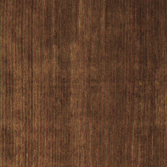 Ahgly Company Indoor Square Abstract Brown Modern Area Rugs, 7' Square
