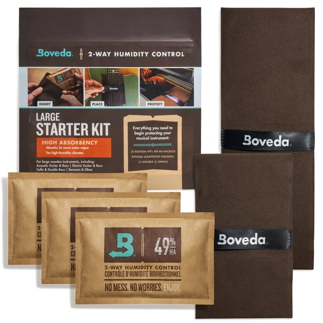 Kit básico de control de humedad Boveda Music de alta absorbencia