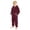 Wine, variant on Generic Boys Fleece Hooded Onesie Kids Long Sleeve Zip Up Jumpsuit Sherpa Lined