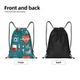 thumbnail image 5 of Kdxio Medical Elements Print Drawstring Backpack Bag,Waterproof Draw String Back Sack, Gym Drawstring Bags Swim Bag For Unisex, 5 of 9