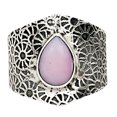 thumbnail image 1 of Pink Opal 925 Sterling Silver Ring Jewelry s.9 ALLR-5533, 1 of 1