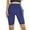 Navy, variant on SwiftWear Women's High-Waisted Yoga Shorts with Pockets Tummy Support & Stretch Fit - 8" Workout Shorts for Gym, Errands & Home