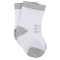 thumbnail image 2 of Gerber Baby Boys Jersey Crew Wiggle Proof Socks, 8-Pack, 2 of 3