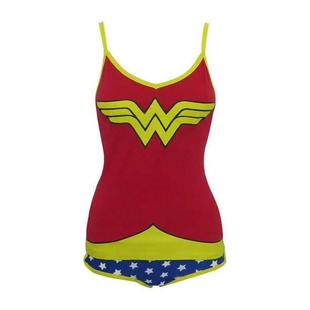 Wonder Woman camipantwwvnk-XXL Wonder Woman Cami & Panty Lingerie Set - 2XL