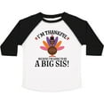 thumbnail image 3 of Inktastic Thanksgiving Big Sis Announcement Turkey Girls Toddler T-Shirt, 3 of 5