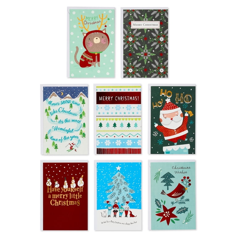 american-greetings-deluxe-christmas-card-bundle-bulk-variety-32-count-walmart-com