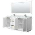 thumbnail image 3 of Wyndham Collection Wcf414172d-Nat-Unsm70 Strada 72" Free Standing Double Basin Vanity Set, 3 of 7