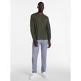 thumbnail image 2 of George Men's and Big Men's Cotton Crewneck Tee with Long Sleeves, Sizes XS-3XL, 2 of 5