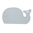thumbnail image 1 of Estera de alimentación para gatos, estera impermeable de silicona para comida de cachorros con borde elevado, 1 of 6
