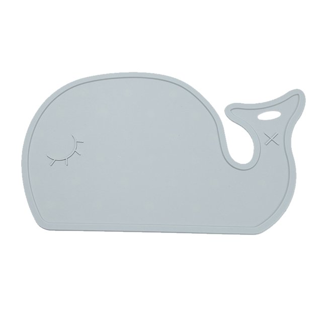 Estera de alimentación para gatos, estera impermeable de silicona para comida de cachorros con borde elevado