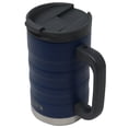 thumbnail image 4 of MIRA 14oz Coffee Mug with Handle & Screw Lid, Stainless Steel Vacuum Insulated Tumbler, Admiral Blue, 4 of 8