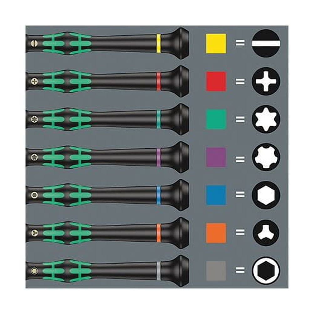 Wera Tools 25Pc Kraftform Micro Big Pack 1 Screwdriver Set