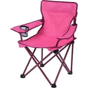 Ozark Trail Durable Polyester Kids' Chair with Carry Bag, Pink