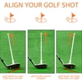 thumbnail image 4 of LJNYFDC Portable Golf Training Tool Retractable Magnetic Golf Alignment Rod 2 Section Swing Training Aid Club Lie Angle Tool Direction Indicator for Perfect Golf Practice, 4 of 7