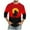 Red, variant on Nmnitkp Mens Shirts New Design Mens T-shirts Western Knight Print Men's Casual Soft 3/4 Raglan Sleeve Sports Running Jersey Baseball Tee Active Shirts(Plus Size & Regular)