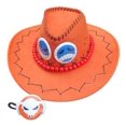 thumbnail image 1 of Anime Hat One Piece Portgas D Ace Cowboy Hat, 1 of 1