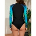 thumbnail image 6 of Charmo Womens Rash Guard Shirt Long Sleeve Raglan Sun Protection Swim Shirt Bathing Suit UPF 50+, 6 of 6