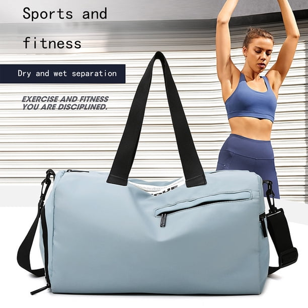 Bolsa de Viaje, Bolsa Deportiva para Gimnasio, Bolsa de Hombro para Fin de Semana, Bolsa de Fitness con Separación de Humedad y Humedad, Bolsa de Mano para Yoga y Ejercicios de Un Solo Hombro.