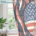 thumbnail image 4 of Yayeee Window Curtains Light Filtering 63"x42" Grommet Panel Pair Home Living Room Decor, Baseball Pattern, 4 of 7
