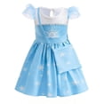 thumbnail image 4 of WIBACKER Toddler Baby Girl Snow Princess Dress with a Bag Kids Girls Ball Gown Fancy Cosplay Costume for Birthday Halloween Christmas Party, 4 of 9