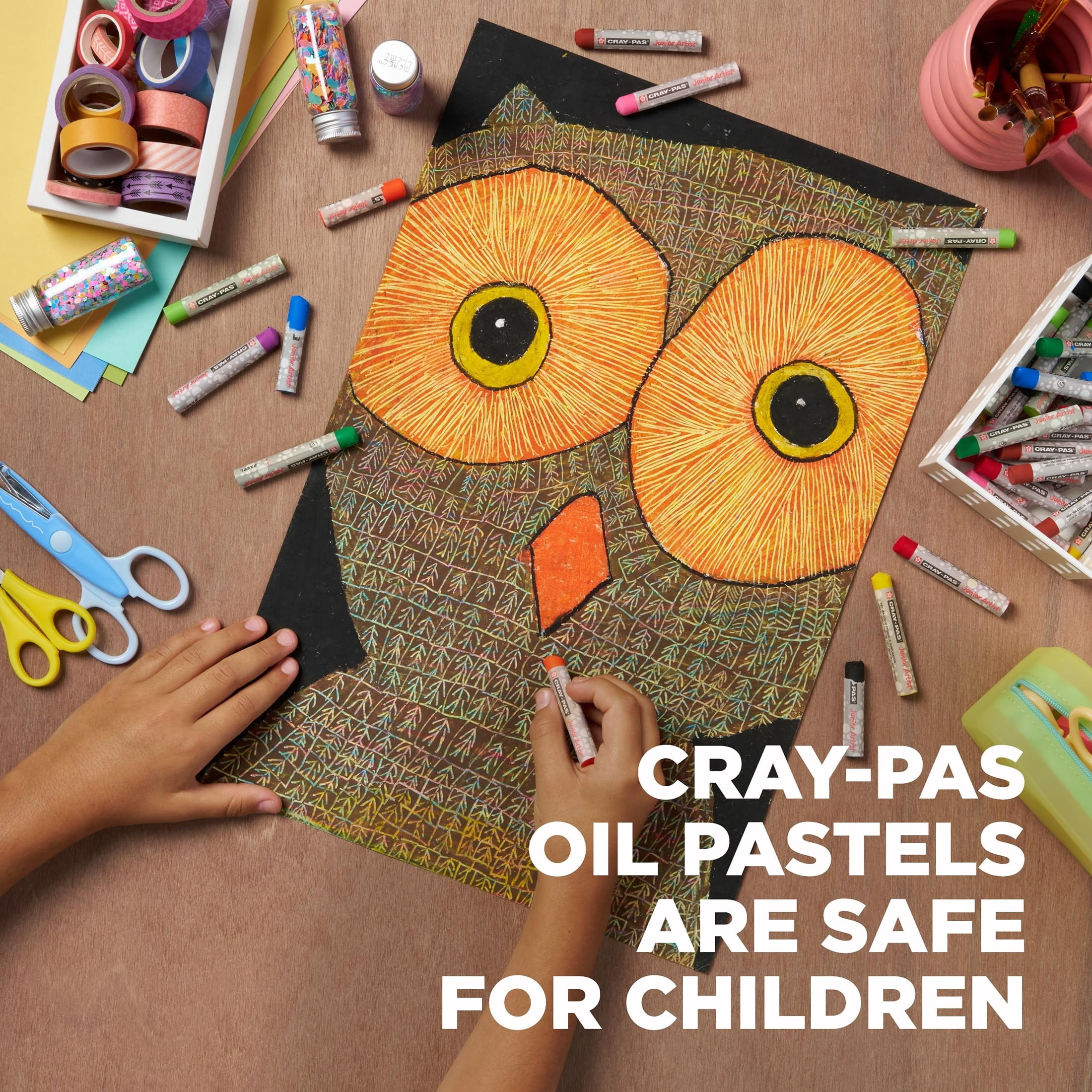 Sakura Cray-Pas Junior Artist Oil Pastel Set - Soft Oil Pastels for Artists - Great for Classrooms and Teachers - Jumbo Stick Size 288 Pieces