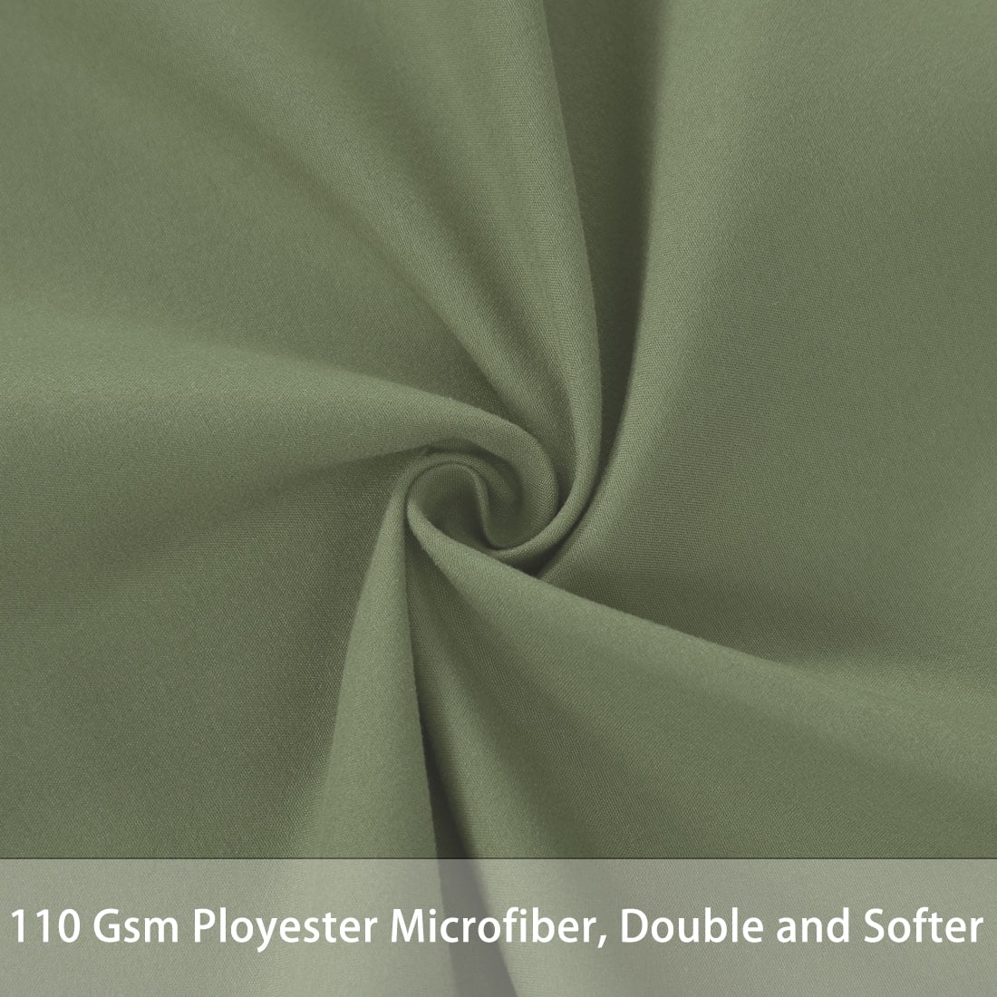Unique Bargains 1 Pack Brushed Microfiber Body Pillowcase, 20" x 72", Sage