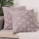thumbnail image 1 of REGALWOVEN 2Pcs Fundas de Almohada de Terciopelo Suave Decorativas para Dormitorio Sala de Estar Rosa-2 18" x 18", 1 of 6