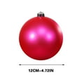 thumbnail image 3 of Hvmvliv Christmas Tree Ornaments 1Pc 4.68inch Large Christmas Hanging Balls Decorations Shatterproof Electroplated Xmas Tree Ornaments for Wedding Party Decor Pink, 3 of 6