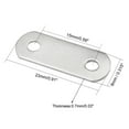thumbnail image 3 of Uxcell Repair Plate, 23mmx8mm, Flat Fixing Mending Corner Brace Bracket Connector 50Pcs, 3 of 3