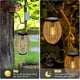 thumbnail image 5 of Outdoor Solar Lanterns - 2 Pieces Weatherproof Rattan Solar Lanterns, IP44 Solar Pendant Lights/Perch Lights for Patio Terrace Dining Table Garden Bal, 5 of 5