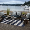 thumbnail image 5 of ARDEN Oceantex Outdoor Deep Seating Cushion Set 24 x 24, Ocean Blue Stripe, 5 of 8