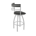 thumbnail image 2 of 860 Hunter 36" Swivel Bar Stool with Anodized Nickel Finish and Canter Iron Seat and Back, 2 of 5