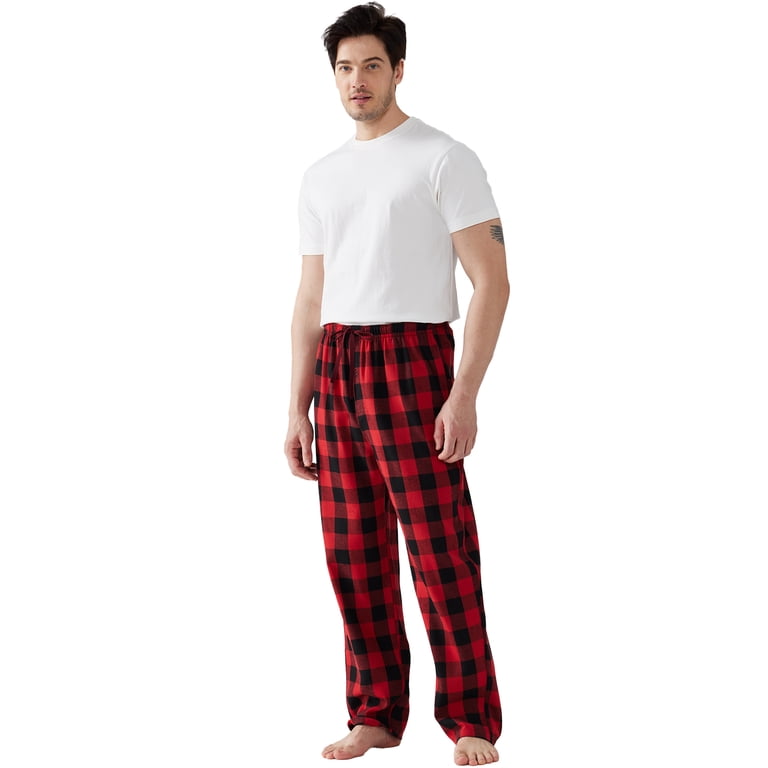 Onimisc Men's Flannel Plaid Pajama Pants photo 5