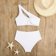 thumbnail image 7 of QHFBli Womens Two Piece Bathing Suit Criss Cross Underwire Bikini High Cut Swimsuit, 7 of 7