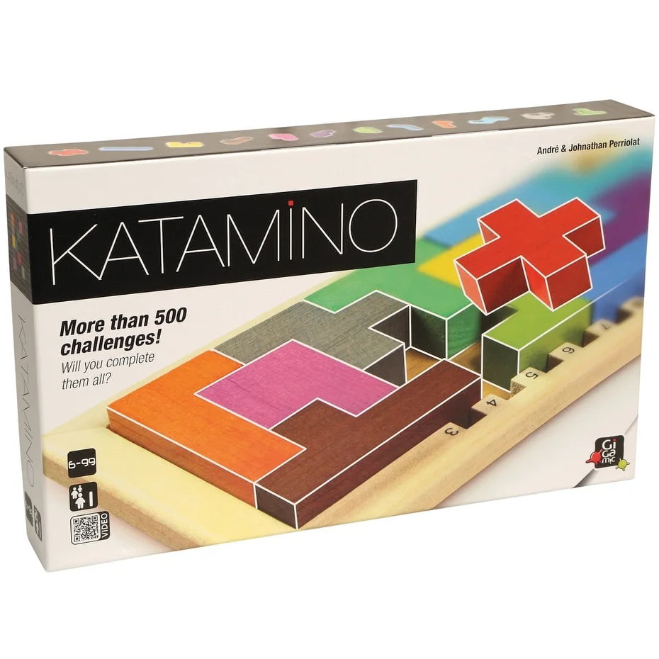 Pentominoes Wooden puzzle and Strategy Game by Gigamic Katamino Family