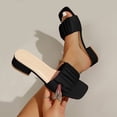 thumbnail image 2 of Summer Womens Sandals Fashionable Casual Wearable Outerwear Versatile Open Toe Low Heel Slippers, 2 of 9