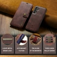 thumbnail image 2 of for Samsung Galaxy A16 5G Case, PU Leather Detachable Vintage Wallet Flip Magnetic Clousure Drop Protective Slim Phone Case Cover for Samsung Galaxy A16 5G with Card Holder - Red, 2 of 8