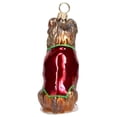 thumbnail image 5 of Joy to the World Australian Shepherd I Work For Treats T-Shirt Polish Glass Christmas Ornament, 5 of 6
