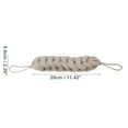 thumbnail image 4 of Unique Bargains 1 Pc Bath Shower Loofah Sponge Body Puffs for Bathroom Shower 11.42"x2.20"x1.97" Khaki, 4 of 6