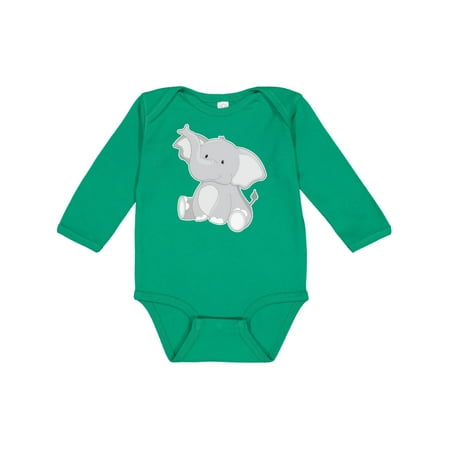 

Inktastic Elephant Gift Baby Boy or Baby Girl Long Sleeve Bodysuit