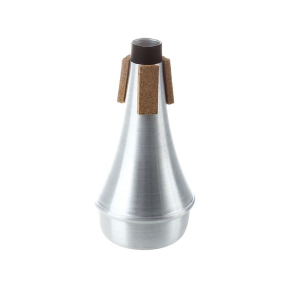quality Practice Trumpet Straight Mute aluminum for Trumpets Jazz Music,1x Trumpet Mute,silver