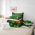 thumbnail image 6 of Manfei Vintage Christmas Snowman 7pcs Queen Bedding,Western Xmas Festive Bedding Comforter Set Queen,Xmas Reversible, 6 of 7
