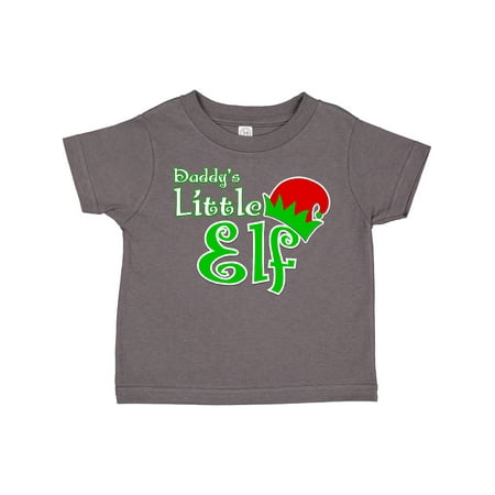 

Inktastic Daddy s Little Elf Gift Toddler Boy or Toddler Girl T-Shirt