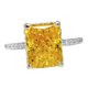 thumbnail image 5 of Anillo de moda Decoración elegante clásica simple para damas de niñas de fiesta de compromiso amarillo US6 Yinane anillo de joyería, 5 of 8