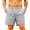 Gray, variant on EOYWHK Athletic Shorts for Men Elastic Waist Mens Active Shorts Soft Lightweight Breathable Casual Activewear for Men Daily Wear Outdoor Black, Size L