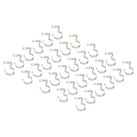 

Uxcell Clips Bracket Hanger Fluorescent Tube Light Fixture Holder Stainless Steel Clamps Short 30 Pack