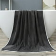 thumbnail image 2 of Btomtd Large Bath Towels Super Absorbent and Quick Dry Gym Towel Compact for Travel Lightweight and Soft Bath Towel - 55.11'x27.55', Black, 2 of 5